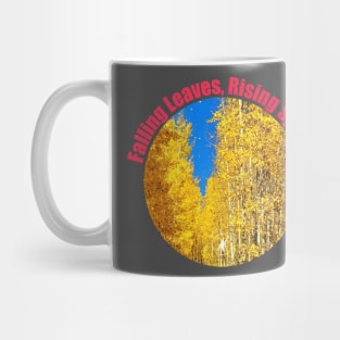 Falling leaves, rising spirit Mug